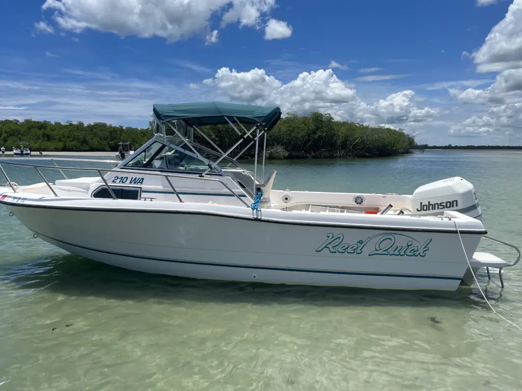 boat on water in Stuart Florida